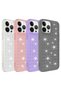 حافظة Zore Snow بتصميم لامع متوافقة مع هاتف iPhone 13 Pro Max - وردي - 2