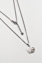 Dreams Clock 63 cm Oxidized Silver Men's Necklace