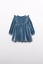 Abel&Lula Long Sleeve Girls' Velvet Dress_Mnvs5504 - 2