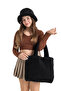 Women's Plush Teddy Shoulder Bag - Soft and Stylish Design - 6