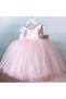 Girls' Pearl Dress with Collar and Bow Newborn Baby Birthday Dress Girl Children's Formal Elegant Princess Dress