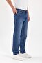 Men's Baggy Jeans Blue Cotton Loose Fit Denim Jeans - 3