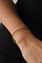 Italian and Bulk Square Chain Bracelet - Minimal Tarnish-Free 2-Piece Combination 17+4cm - 5