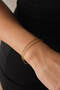 Snail and Textured Rope Chain Bracelet - Steel 2-Piece Combination, Minimal Tarnish, 17+4cm
