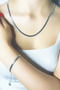 Blackening Bracelet Set - Flat Italian with Steel Guaranteed and No 316L Necklace - 3