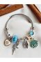 Sea Agriculture Steel Bracelet and Shell Charm
