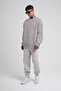 Gray Unisex Three Thread Crew Neck Sweatshirt - 2