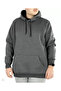 Men's Long Sleeve Hooded Basic Sweatshirt Hoodie - Smoked