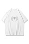 White Unisex Spiderman Stone Printed T-Shirt