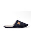 Home Slippers Polar Gray Non-Slip Sole, Plush Interior Detail, Fluffy, Non-Pilling, Ribbed, Comfortable - 8