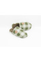 Polar Non-Slip Sole, Plush Interior Detail, Fluffy, Non-Pilling, Comfortable, Plaid Checkered Slippers - 5