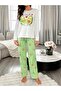 long sleeve white top women pajama set supremsoftcotton AVAKADO - 3