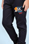Sk Printed Boy's Tie-Up Sweatpants with Elastic Waist Detail - 4