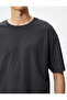 Oversize T-Shirt Basic Half Sleeve Crew Neck - 5