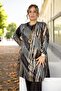 Cycling Collar Soft Viscose Fabric Tunic Waist Rubbered Viscose Pants Large Size Bottom Top Suit - 4
