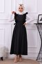 Black Ruffle Gilet - Ay126 - 2