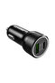 شاحن سيارة 51 وات USB-C PD و USB-A - أسود