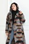Winter Pattern Lumberjack Belted Cap / Orange - F0505 - 4