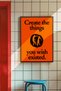 Poster - Retro Create Things Manifest Existed - 4