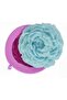 3 Sizes 6cm Rose Flower Silicone Mold K-134, Stone Powder Soap Plaster Candle Mold - 5