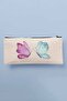 Butterfly Printed Cloth Makeup Bag Pen Holder Wallet