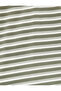 Men's Green Striped T-Shirt - 6