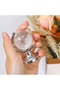 World Map Themed Mini Crystal Glass Globe Gift Cute Tiny Rotating Globe - 5