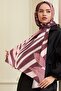 Hawaiian Cotton Viscose Shawl Claret Red - 2
