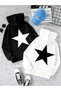White Hooded Sweatshirt Couple Lover Combinations Couple Clothing