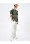 Basic T-Shirt Slim Fit Crew Neck Cotton