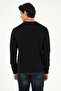 Erkek Bisklet  Yaka Basıc Sweatshirt - 4
