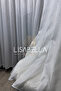 Crystaline Flawless Draped Tulle Curtain (Flat Seam without Pleats) - 5