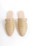 Women's Stoned Straw Detail Casual Pointed Toe Slippers - 4