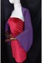 Amylee chiffon sleeve shawl purple