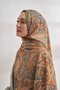 شال من سلسلة خاصة بنمط الفوال العرقي - ذهبي كاكي - 3