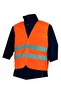 Phosphorescent Reflective Warning Vest 5 cm Reflective Emirhan