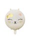 Retro Cream Colored Cat Kitty Foil Balloon 18 Inches 45 cm