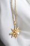 Serenay Necklace North Star Stress Necklace Steel Necklace Rotating Stress Necklace Gold North Star - 5