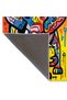 Sun Collection Multicolored Graffiti Look Elephant Detailed Woven Base Decorative Carpet Sun21 - 4