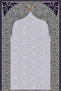 Machine Washable Stain Resistant Felt Prayer Rug |   Prayer Mat with Non-Slip Base, Knee-Friendly Design with Sponge Ah - 2