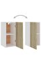 Hanging Cabinet Sonoma Oak 29.5x31x60 cm Engineered Wood - 5