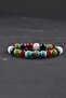 Certified Evil Eye Bracelet 8 Mm- Jade-Agate-Moonstone-Amethyst-Turquoise-Malachite - 3