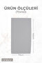 Set of 6 Plain Gray Bath Towels - 70X140 Cm, 490 Gr, 100% Cotton, Spa and Hotel Towels - 3