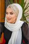 شال بونيه برباط على شكل فراشة باللون الأبيض - 3