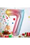 7 Years Old Rainbow Number Foil Balloon 34 Inch 76 cm