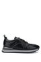 Men's Genuine Leather Black Sneakers & Sports Shoes