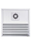 35X35 White Aluminum Surface Bonding Grille with Aspirator (Ventilation - Fan) - 2