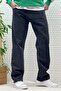 Men's Elastic Waist Casual Baggy Jeans - 4