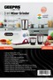 3-IN-1 Mixer Grinder- 650W Powerful Motor with Stainless Steel Jars and Blades - 6