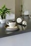 Ocean 2-Person 4-Piece Porcelain Coffee Cup Set - 3